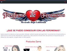 Tablet Screenshot of perfumedeferomonas.com